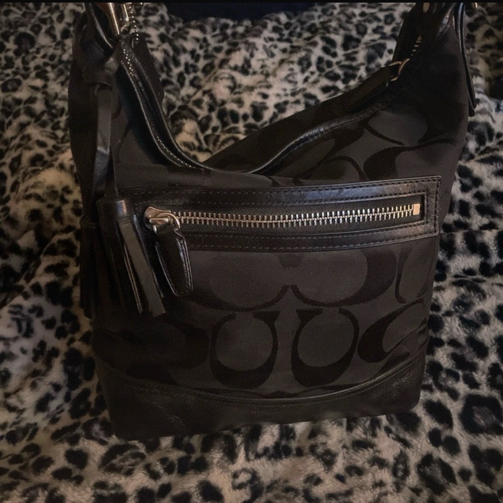 Coach Black Shoulder Bag